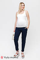 Стильні тонкі сині штани для вагітних EVAN TR-21.011 Юла мама, розмір 44
