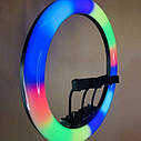 Кольорова кільцева LED лампа MJ18 45см RJB Light (3 кріплення) пульт + сумка 220V, фото 8