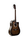 Гітара акустична Caravan Music HS-4140 TBS, матова обробка, фото 2