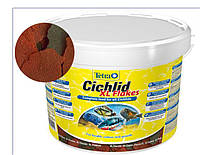 Tetra Корм Tetra Cichlid XL Flakes хлопья 10 литров или 1,9 кг