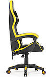 Крісло офісне Infini чорно-жовте Компютерне крісло Спортивне крісло Стул геймерский Игровое кресло офисное, фото 4