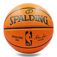 Мяч баскетбольный Composite Leather №7 SPALDING 74933Z GB SERIES Indoor/Outdoor (оранжевый)