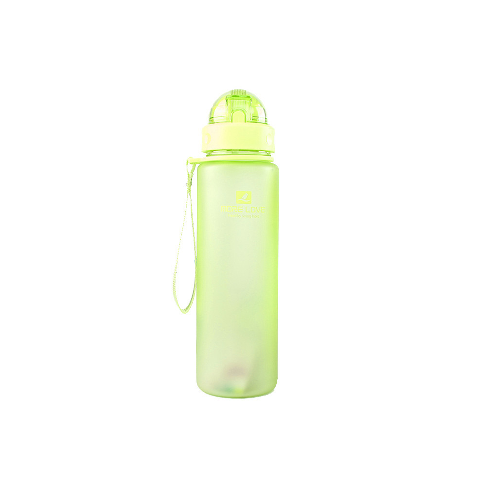 Пляшка для води Casno 400 мл MX-5028 More Love Зелена з соломинкою SKL24-277291 - фото 1 - id-p1407725163