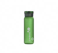 Пляшка для води Casno 600 мл KXN-1196 Зелена з соломинкою SKL24-277315