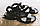 Чоловічі сандалі шкіряні літні чорні-чорні StepWey тисячі сімдесят-два р. 40 41 42 43 44 45, фото 5