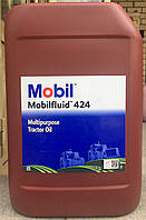 Масло трансмиссионное Mobilfluid 424 кан. 20л