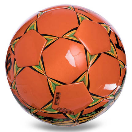 М'яч для футзалу №4 Клеєний-PU ST FB-4766-OR ATTACK (помаранчевий), фото 2