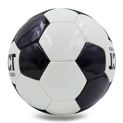 М'яч для футзалу №4 ламін. ST SAMBA SPECIAL ST-6521 (5 сл., зшитий вручну) (білий-чорний), фото 2