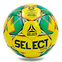 М'яч для футзалу №4 ламін. ST ATTACK SHINY ST-8154 жовтий-зелений (5 сл., зшитий вручну, жовтий-зелений), фото 2