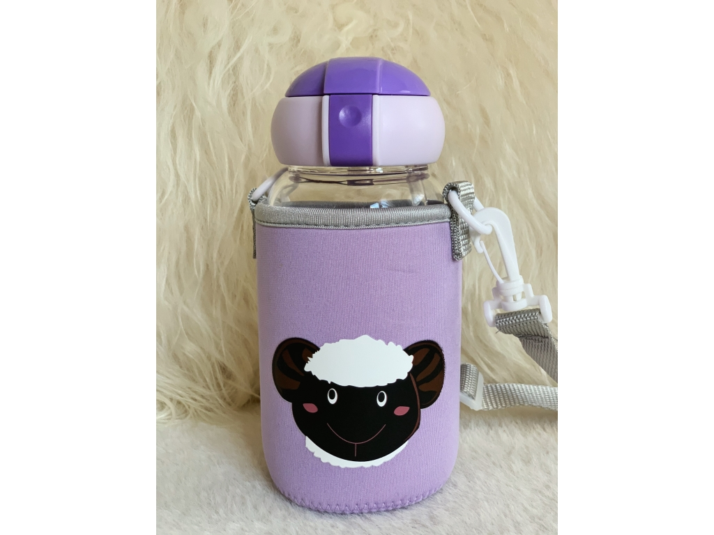 Детская стеклянная бутылка для воды 500 мл бутылочка для напитков ...