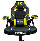 Крісло спортивне геймерське з подушкою Extreme EX Кресло компьютерное Стул Геймерское кресло Спортивное кресло, фото 3