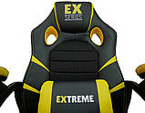 Компютерне крісло Кресло компьютерное Геймерське крісло компютерне Extreme EX ЖОВТЕ Стул игровой Крісла Кресла, фото 6