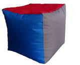 Пуфик безкаркасний "Кубик" 40*40*40 Лежбока Україна, фото 2