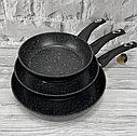 Набір сковорідок з мармуровим покриттям 3шт 20/24/28см EDENBERG EB-1731, фото 2
