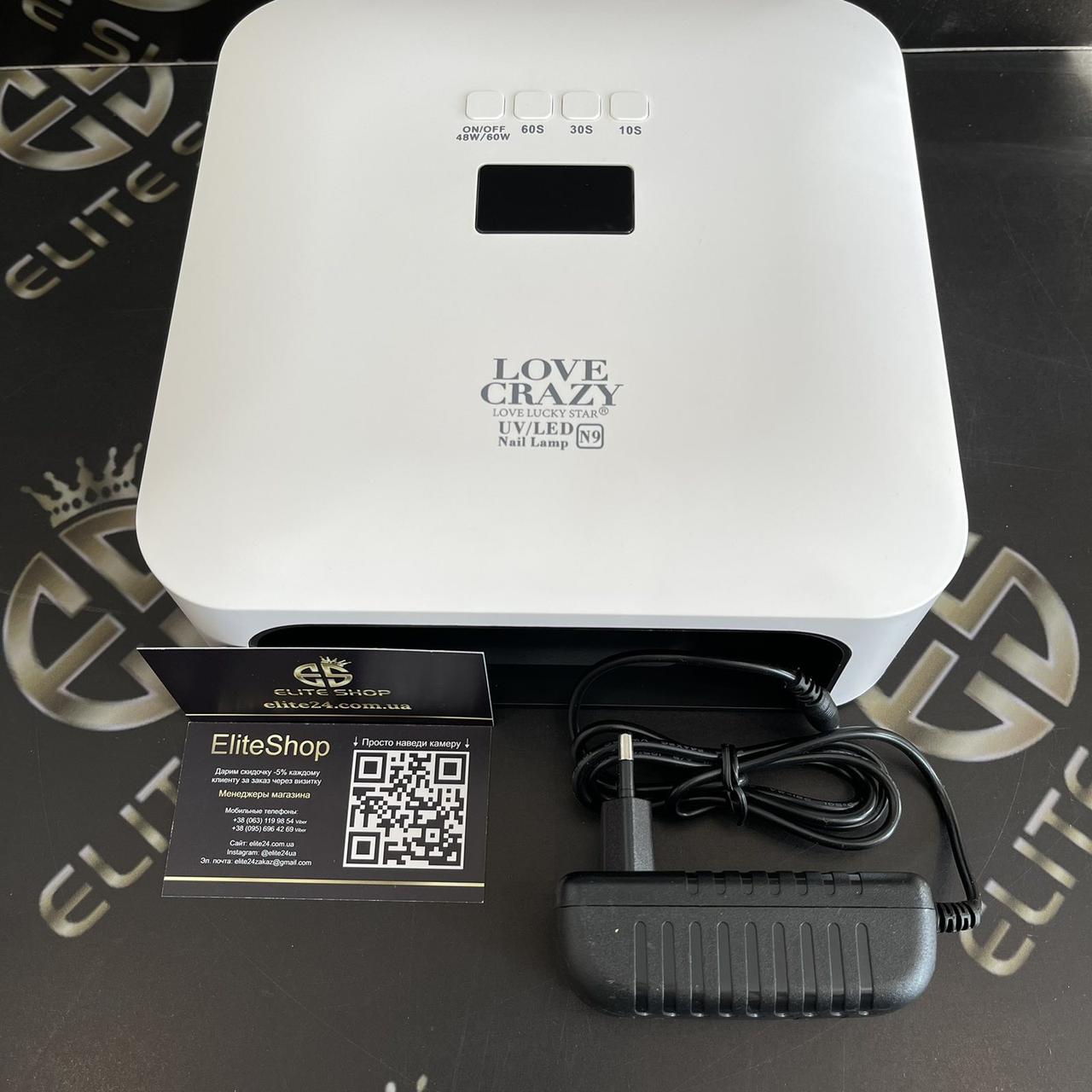 Лід/УФ лампа для манікюру 60W Crazy Love N9