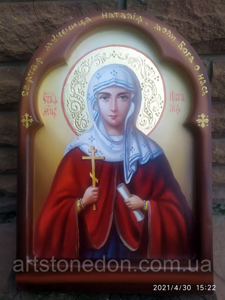 Икона Святой мученицы Натальи писаная - фото 3 - id-p1097167720
