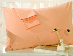 Набір наволочок 60х60 2шт поплін Люкс Абрикос Moonlight