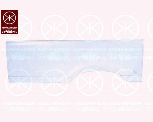 Ремчастина бока ліва Opel Movano, Renault Master 98-09 середня база, верхня частина, фото 1