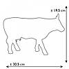 Колекційна статуетка корова Haute Cow-ture, Size L, фото 5