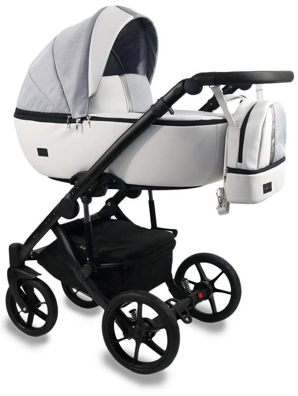 Дитяча універсальна коляска 2 в 1 Bexa Air gray (Бекса, Польща), фото 1