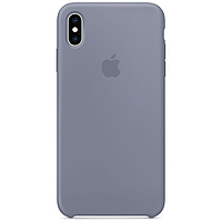 Чохол для iPhone XS Max Silicone Case бампер (Lavender grey)
