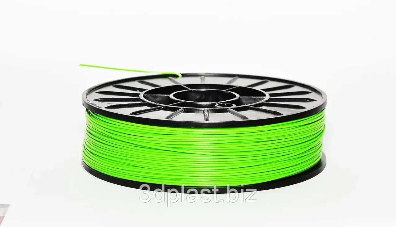 PLA (ПЛА) пластик 3Dplast филамент для 3D принтера 1.75 мм 0.85, зеленый-травяной - фото 2 - id-p1407830178
