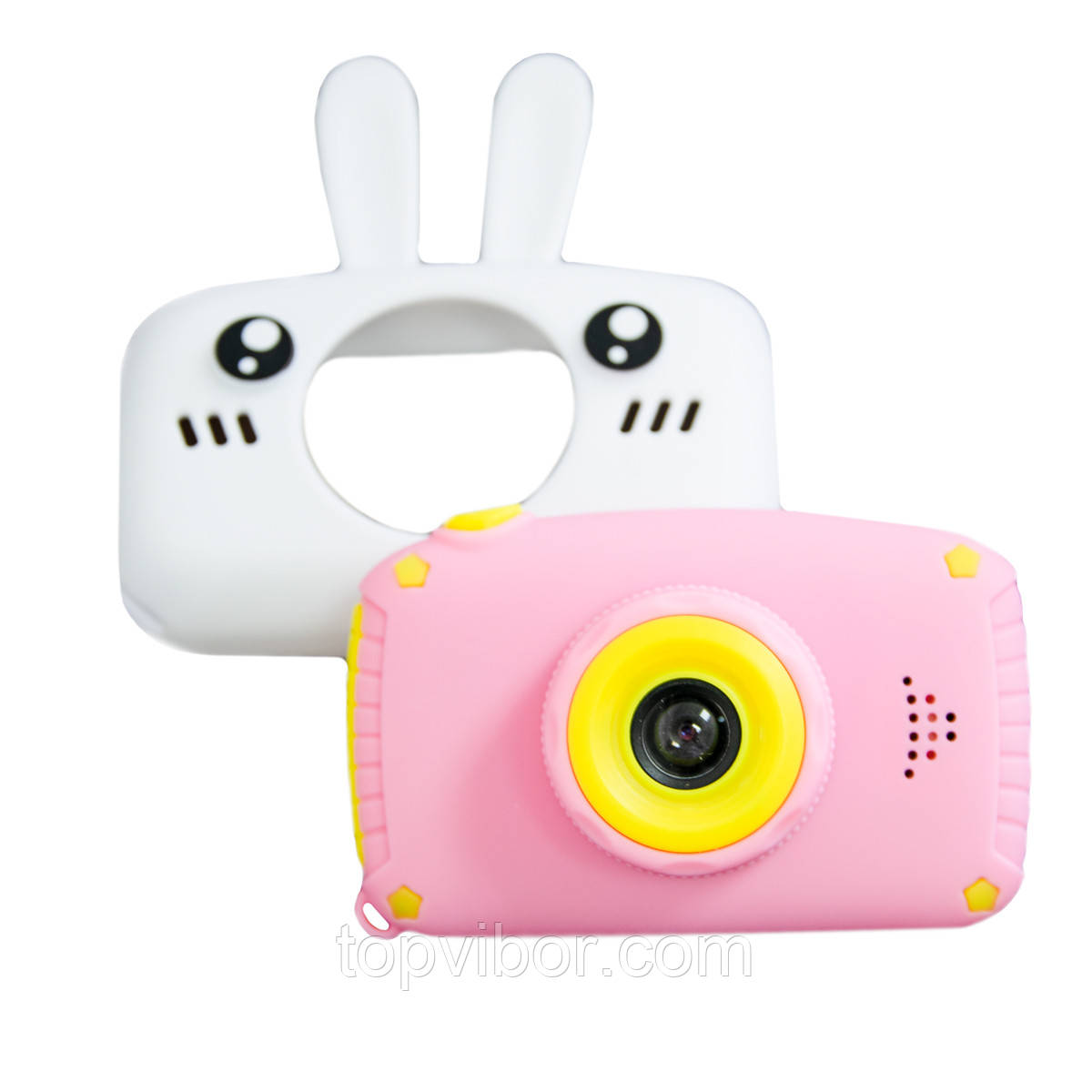 Фотоапарат дитячий цифровий "Сhildren's fun camera - Білий заєць", фото-камера для дітей (детский фотоаппарат), фото 1
