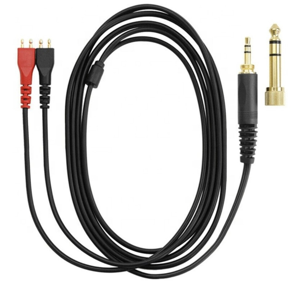 Кабель провод Sennheiser HD650 HD600 HD250 Linear II HD660S HD430 Fostex TH-610 Massdrop HD 58X HD6XX, фото 1
