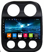 Штатна магнітола Екран+штатна камера+GPS+рамка+Wifi для Jeep Compass Patriot нова 2/32 Gb