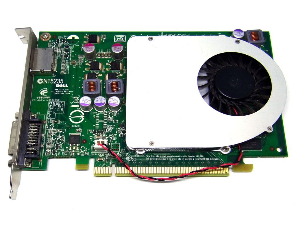 Відеокарта Geforce GT 330 1Gb PCI-Ex DDR3 128bit (DVI + DP)