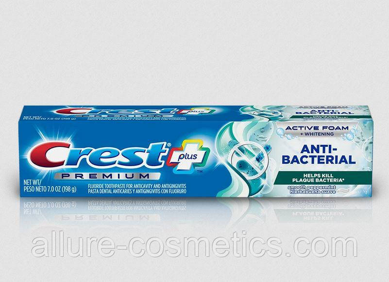 Антибактеріальна зубна паста Crest Premium Anti-Bacterial Toothpaste 198гр