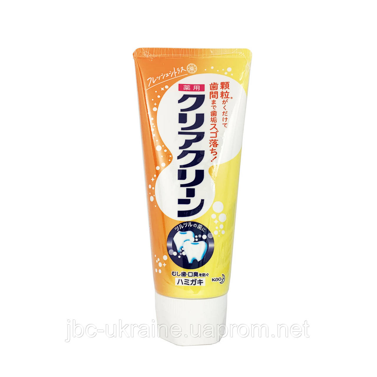 KAO Clear Clean Лікувато-профілактична зубна паста "Свіжий цитрусовий смак", 120 г