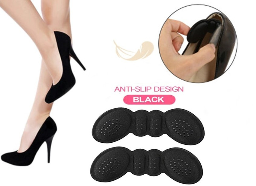 Вкладиші у взуття від натирання п'ят Insole Butterfly Black, фото 1