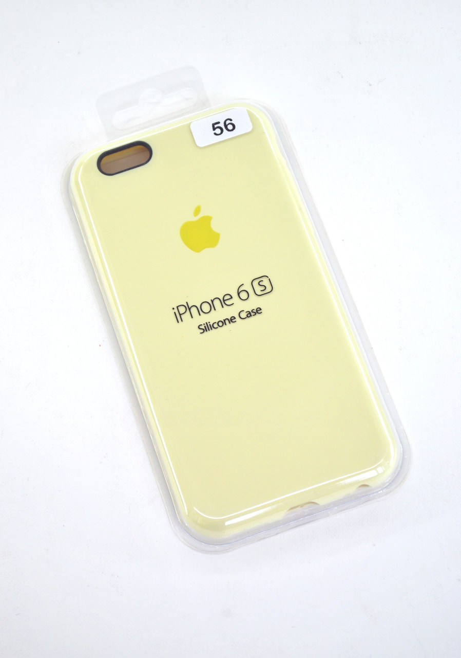 Чохол силіконовий для телефону iPhone 6 / 6S Silicone Case Orig FULL №56 melon Новий Колір! 4you