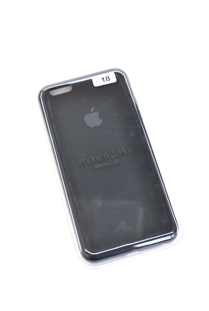 Чохол для телефону iPhone 6 + / 6S + Silicone Case original FULL №18 black (4you)