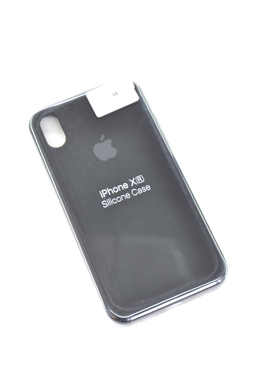 Чохол для телефону iPhone XR Silicone Case original FULL №9 black