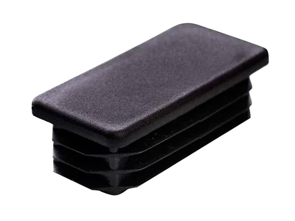 Заглушка для труб прямокутна внутрішня 40х80 мм, фото 1