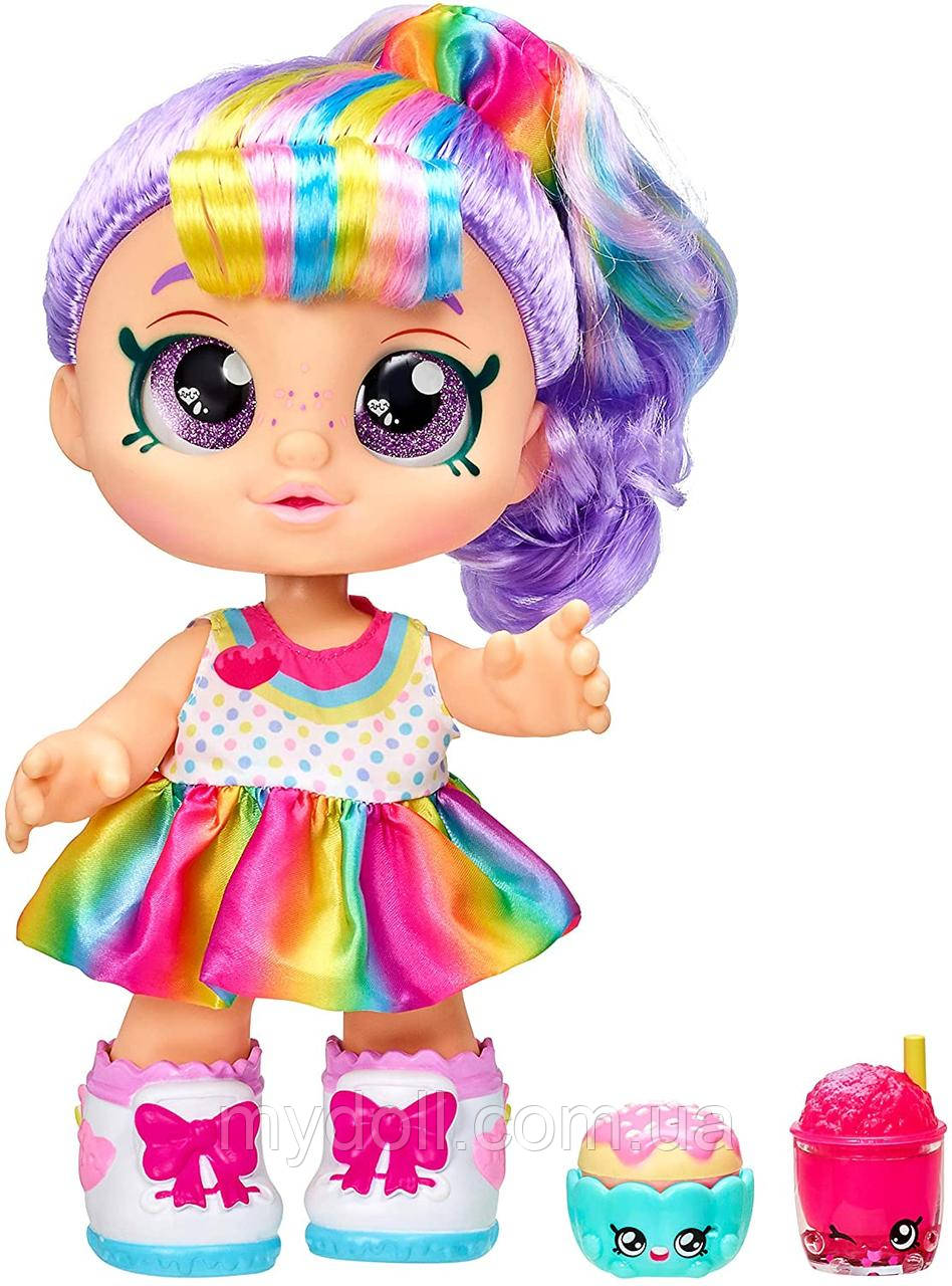 Лялька Кінді Кідс Райдужна Кейт Kindi Kids Rainbow Kate "Snack Time Friends" Веселка 50023 Moose Toys Оригінал