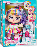 Лялька Кінді Кідс Райдужна Кейт Kindi Kids Rainbow Kate "Snack Time Friends" Веселка 50023 Moose Toys Оригінал, фото 7