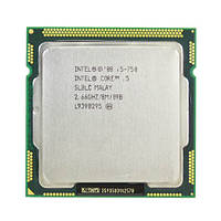 Процессор Intel Core i5-750, 4 ядра, 2.66ГГц, LGA1156