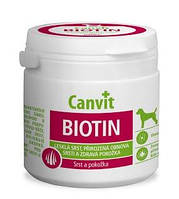 Canvit Biotin for dogs 100 г (Канвит Биотин) витаминная кормовая добавка для идеальной шерсти собак до 25 кг