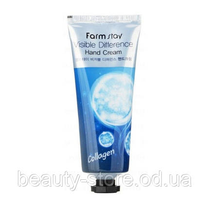 Крем для рук з Колагеном FarmStay Visible Difference Collagen, 100г., фото 2