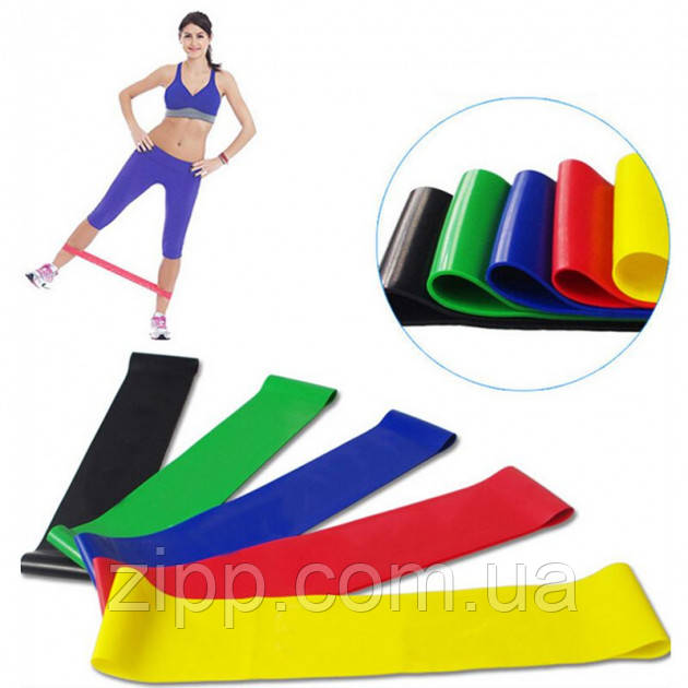 Фітнес гумки Fitness rubber bands| Набір резинок для спорту| Тренажер для ніг і сідниць