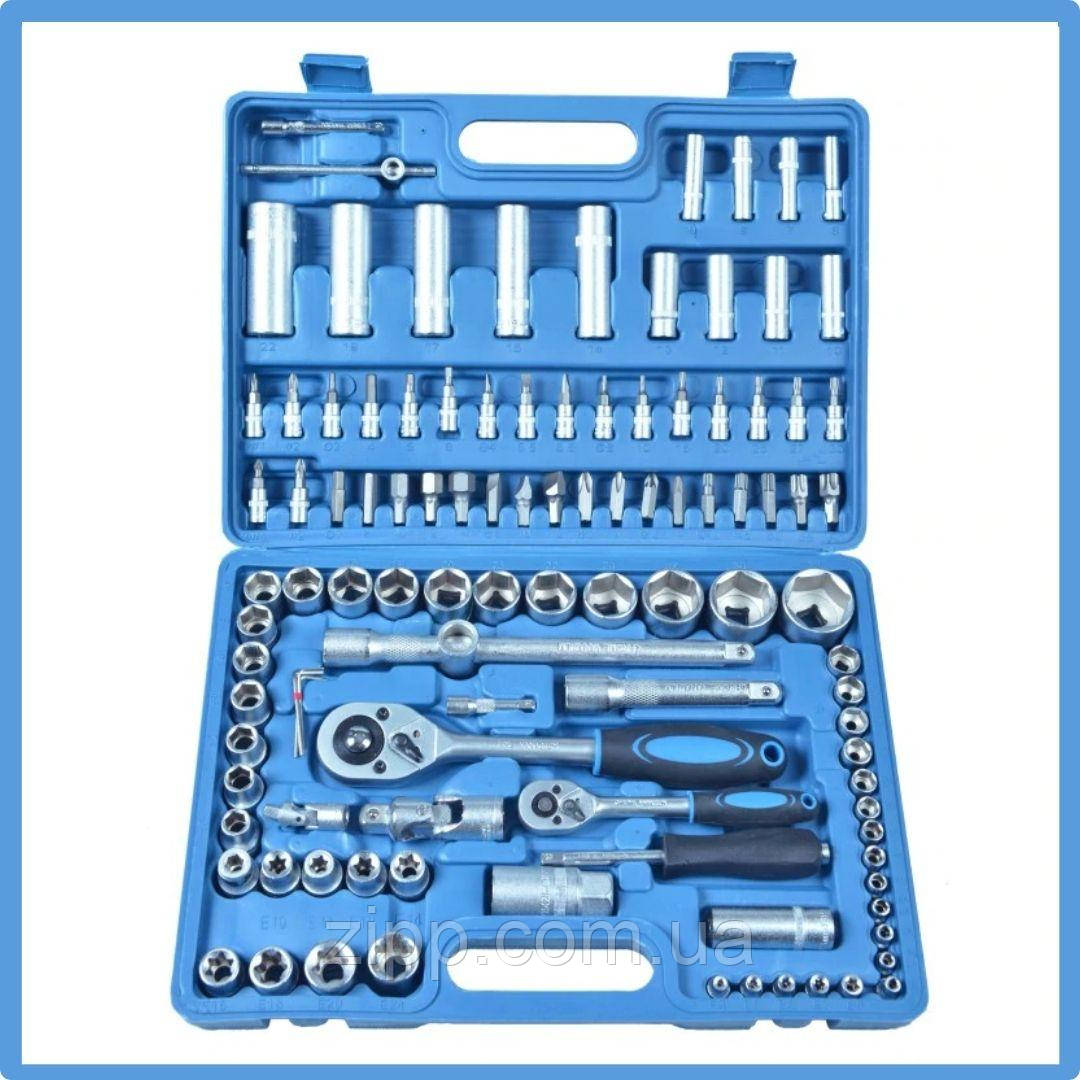 Набір інструменту у валізі на 108 предметів Zhongxin tools MT-4108 | Набір на 108 предметів