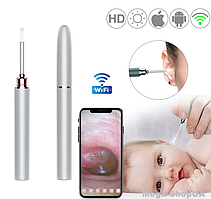Wi-Fi HD Отоскоп-Бороскоп 3.5 мм — Багатоцільовий Ендоскоп для Смартфону W2