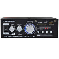 Підсилювач звуку UKC AK-699BT Bluetooth+FM+SD+USB Караоке 2-канальний 2x300W (4_00587)