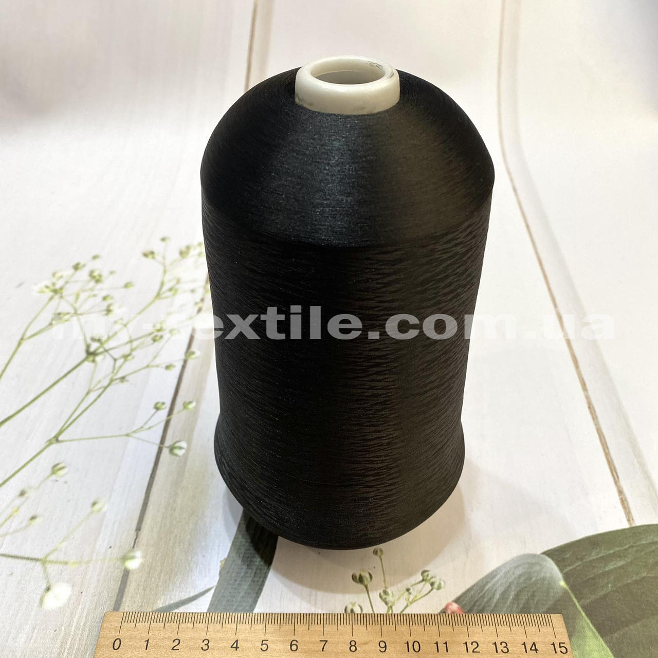 Нитка для оверлока 777 150D/1 Чорний, фото 1