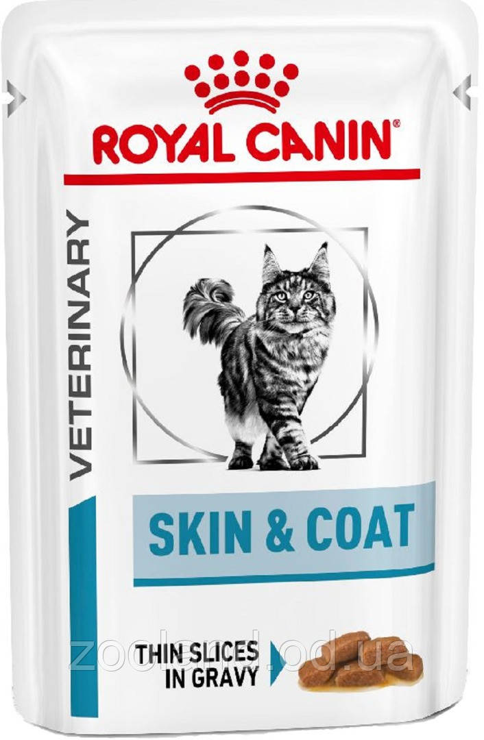 Royal Canin Skin&Coat Feline в соусі, 12 шт.