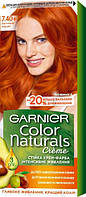 Крем-краска для волос Garnier Color Naturals, 7.40+ Огненный медный
