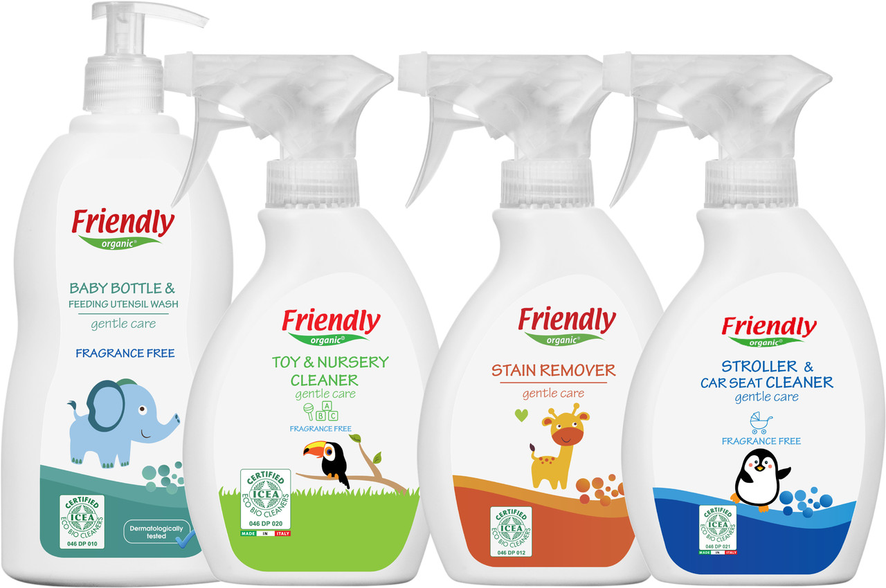 Органічний миючий набір Friendly Organic "ТОП засоби для дитячих речей"